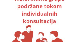 Individualne konsultacije za 10 odabranih neformalnih grupa